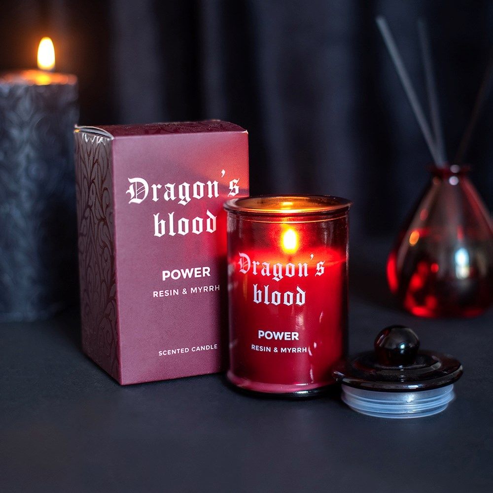 Something Different - Dragon's Blood Resin & Myrrh Duftkerze - Rot